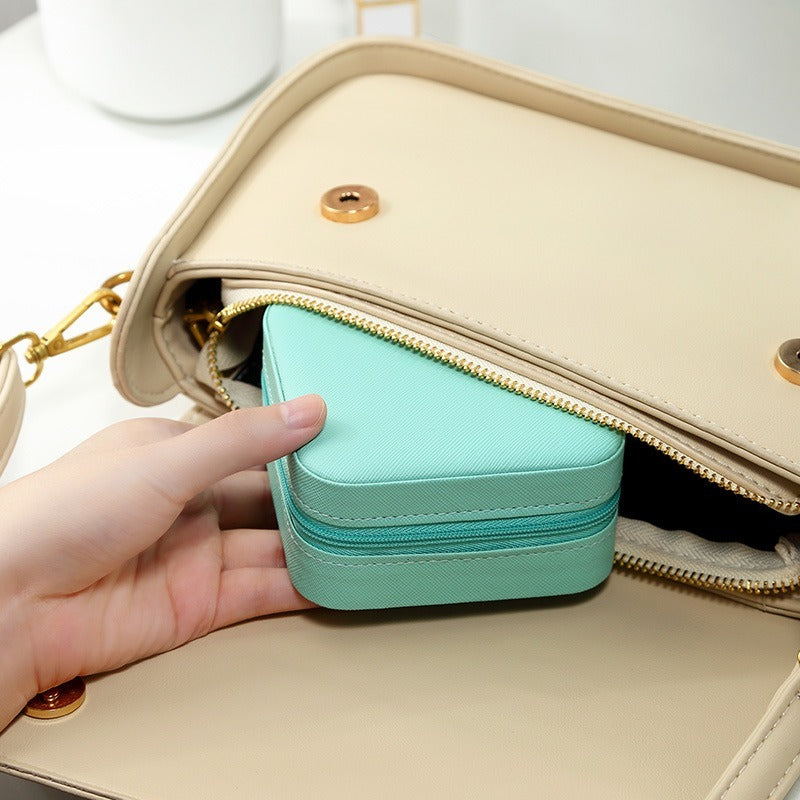 Jewellery Box Organiser Box for Travelling Leather Box Hair Accessories