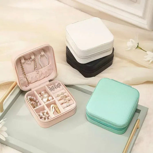 Jewellery Box Organiser Box for Travelling Leather Box Hair Accessories
