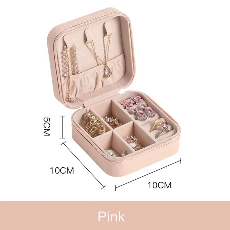 Jewellery Box Organiser Box for Travelling Leather Box Hair Accessories
